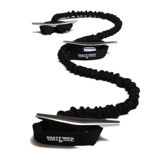 Extra Long Dock Tie Combo 3 Loop Bungee Tether