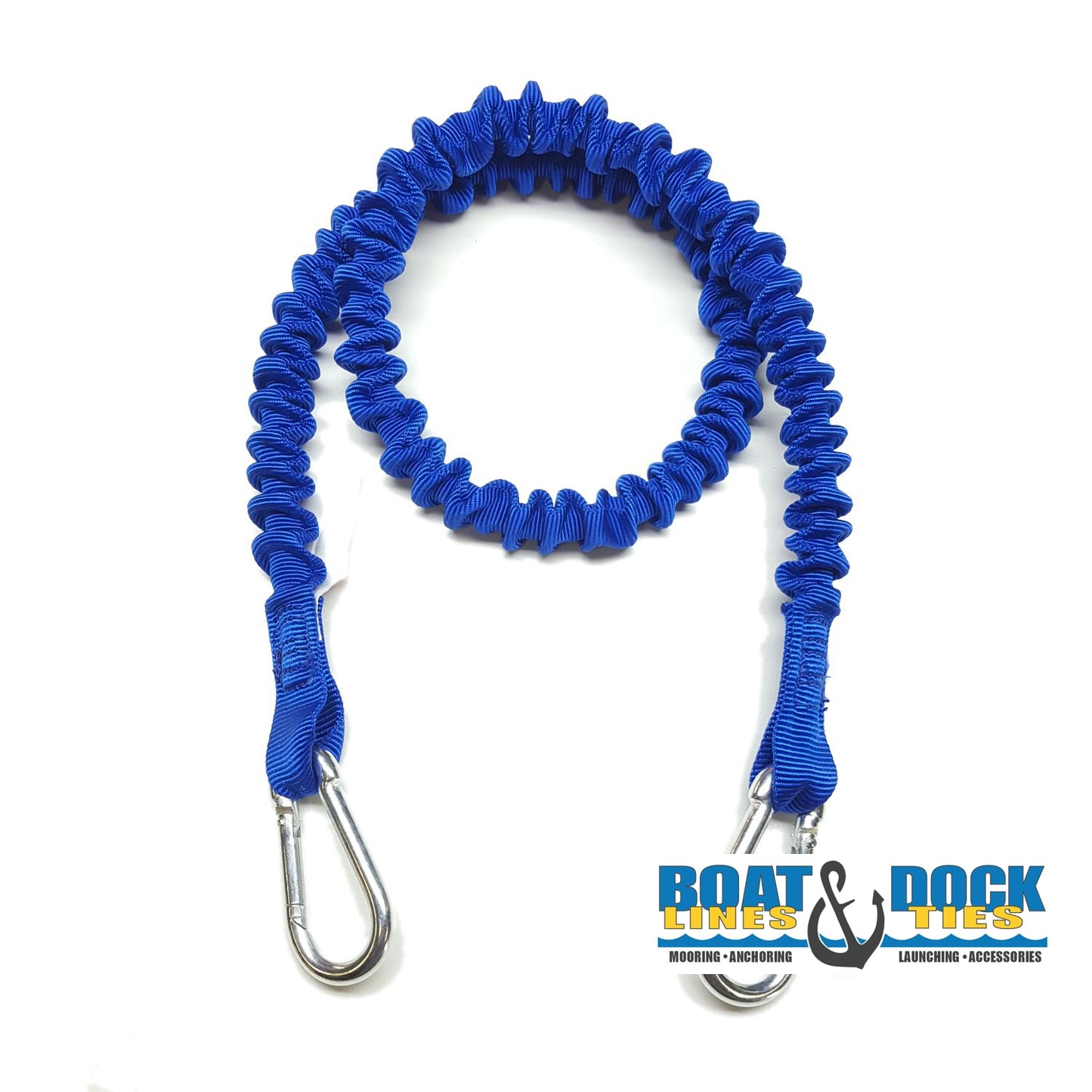 Custom Length 9mm (3/8") Boat Dock Tie Cords with 2 Hooks