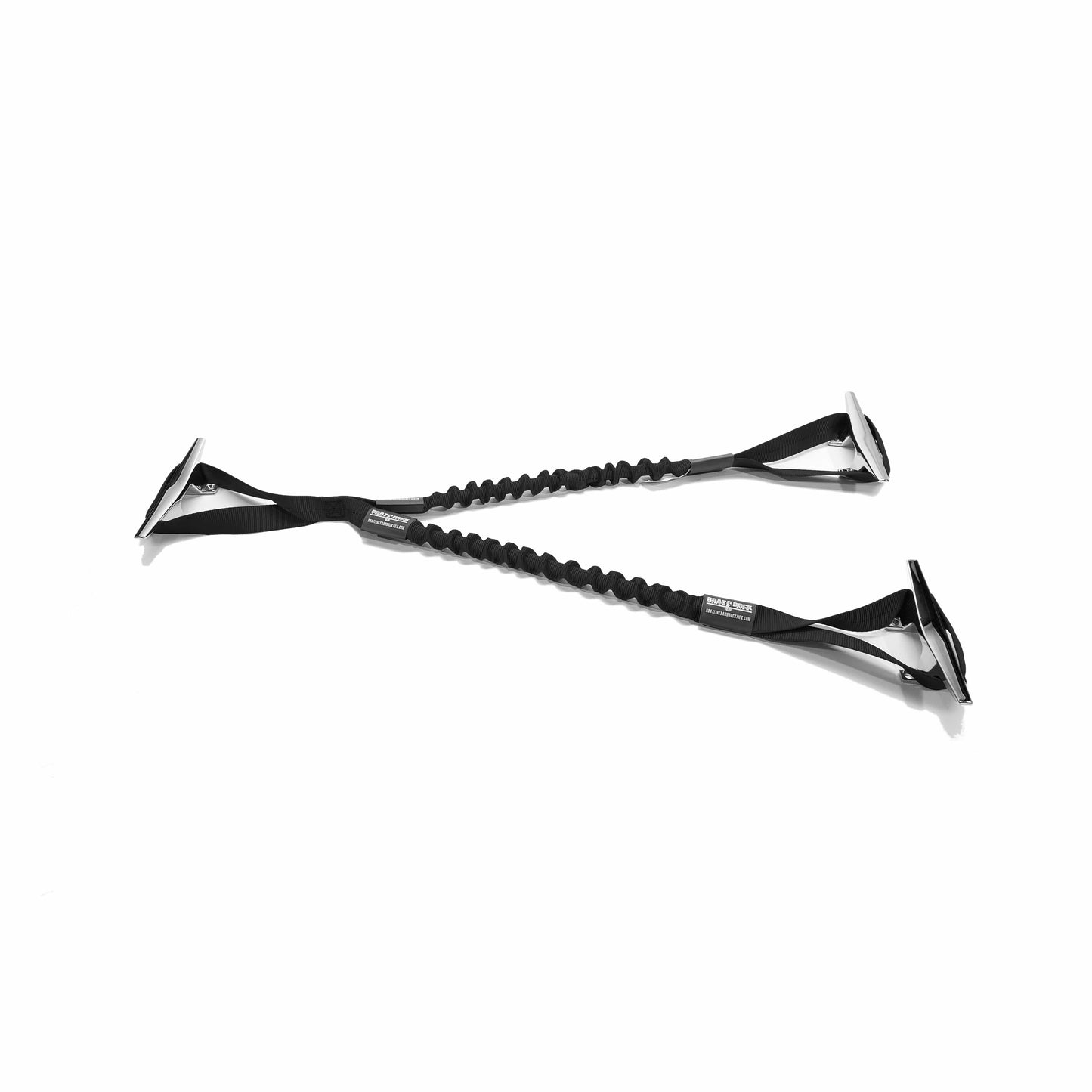 Wake Defender -3 Point Dock Attachment System - 3 Loop Ends - Boat Lines & Dock Ties Boat Lines & Dock Ties 24 Inch / Black