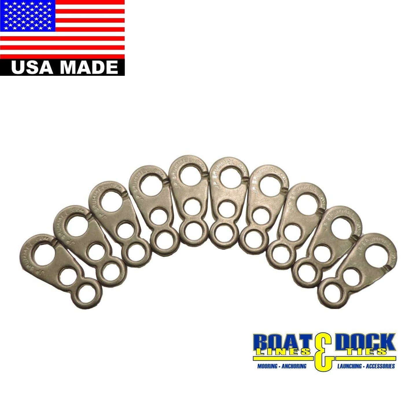 BOAT LINES & DOCK TIES - Brummel Hook USA MADE Sister Clip in Packs of 4, 6, 10, 25, 50 - Boat Lines & Dock Ties Boat Lines & Dock Ties 10 PACK