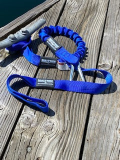 The Convertible Bungee Hook and Loop Dock Line - 4 Options In 1 - Boat Lines & Dock Ties Boat Lines & Dock Ties