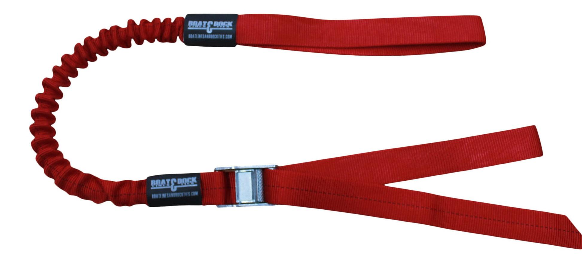 The Original Adjustable Bungee Dock Tie - 2 Looped Ends - Made in USA - Boat Lines & Dock Ties Boat Lines & Dock Ties