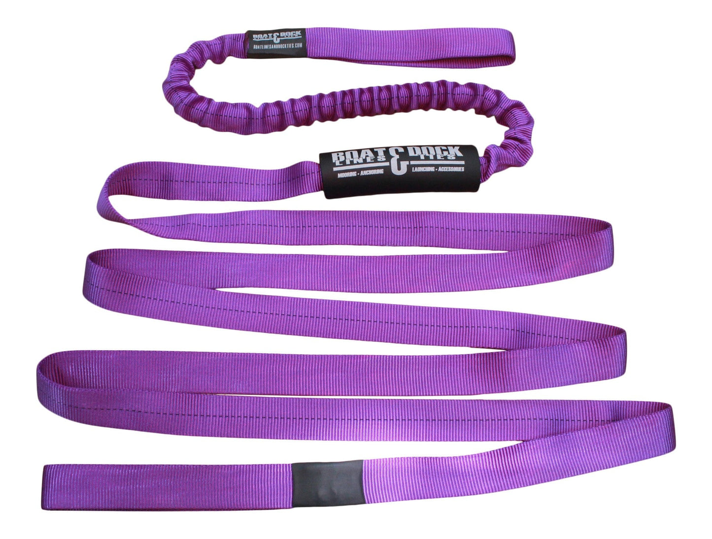 PWC Anchor Strap With Bungee- Designed to Attach To Your Off Shore Anchor - Boat Lines & Dock Ties Boat Lines & Dock Ties 10 Feet / Purple