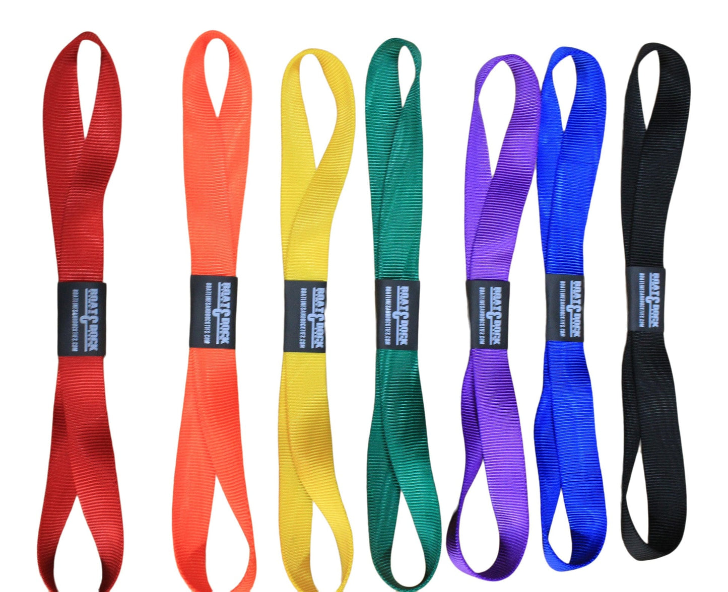 Figure 8 Webbing Strap - 14" end to end - Made in USA - Boat Lines & Dock Ties Boat Lines & Dock Ties