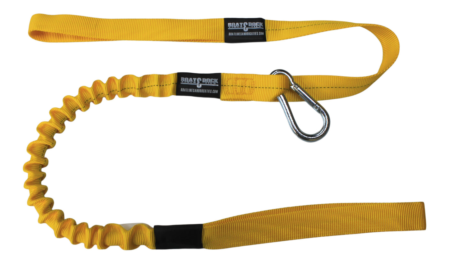 The Convertible Bungee Hook and Loop Dock Line - 4 Options In 1 - Boat Lines & Dock Ties Boat Lines & Dock Ties