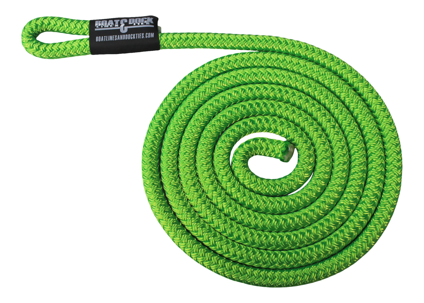 Double Braided Nylon Rope Small Loop Fender Bumper Line, Made in USA- 2 pack - Boat Lines & Dock Ties Boat Lines & Dock Ties