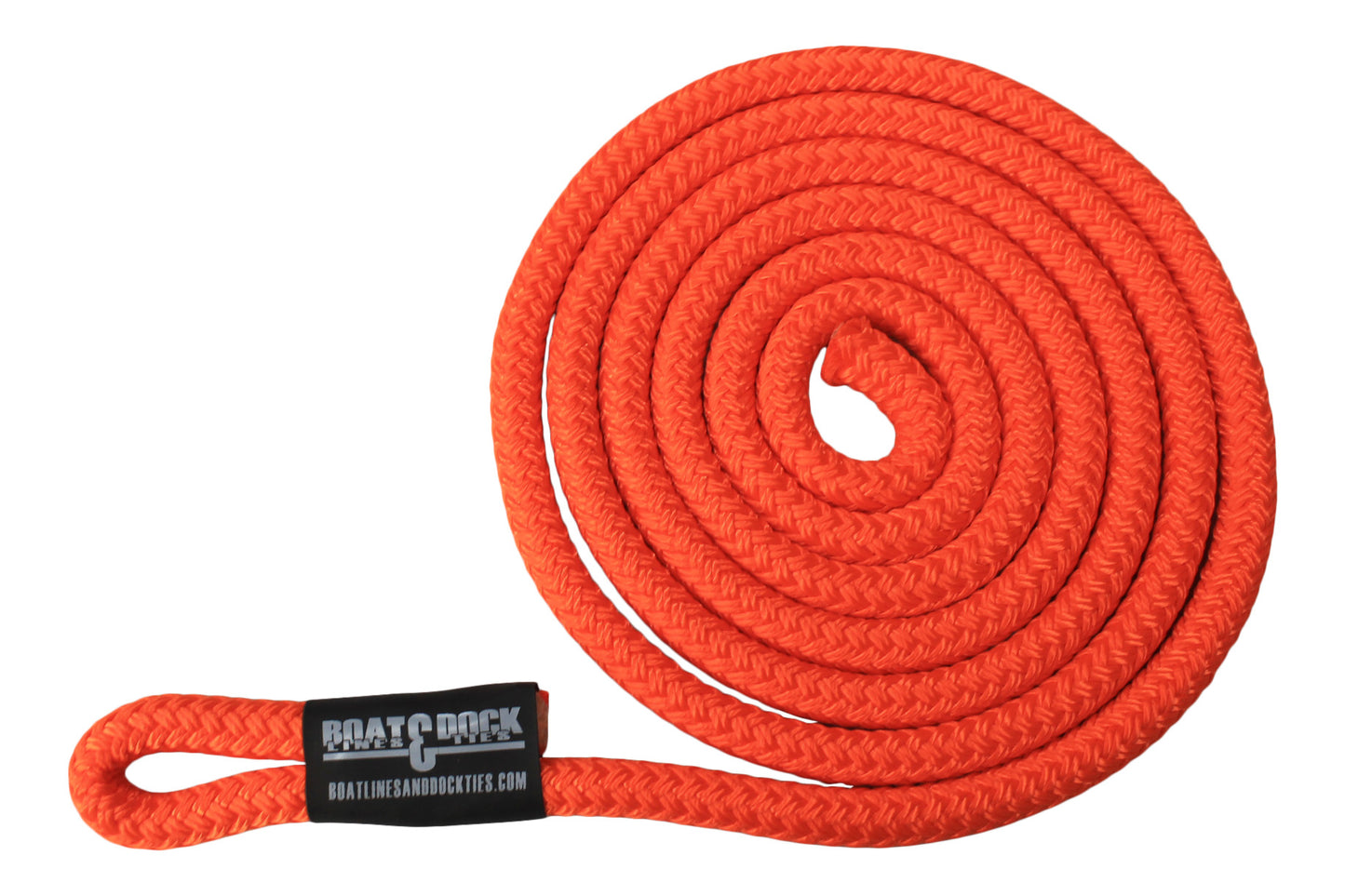 Double Braided Nylon Rope Small Loop Fender Bumper Line, Made in USA- 2 pack - Boat Lines & Dock Ties Boat Lines & Dock Ties