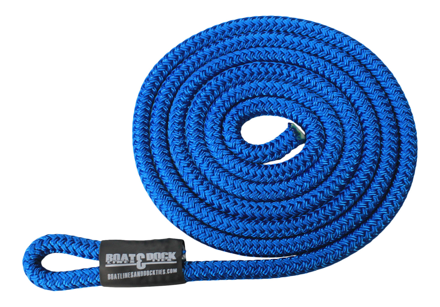 Double Braided Nylon Rope Small Loop Fender Bumper Line, Made in USA- 2 pack - Boat Lines & Dock Ties Boat Lines & Dock Ties