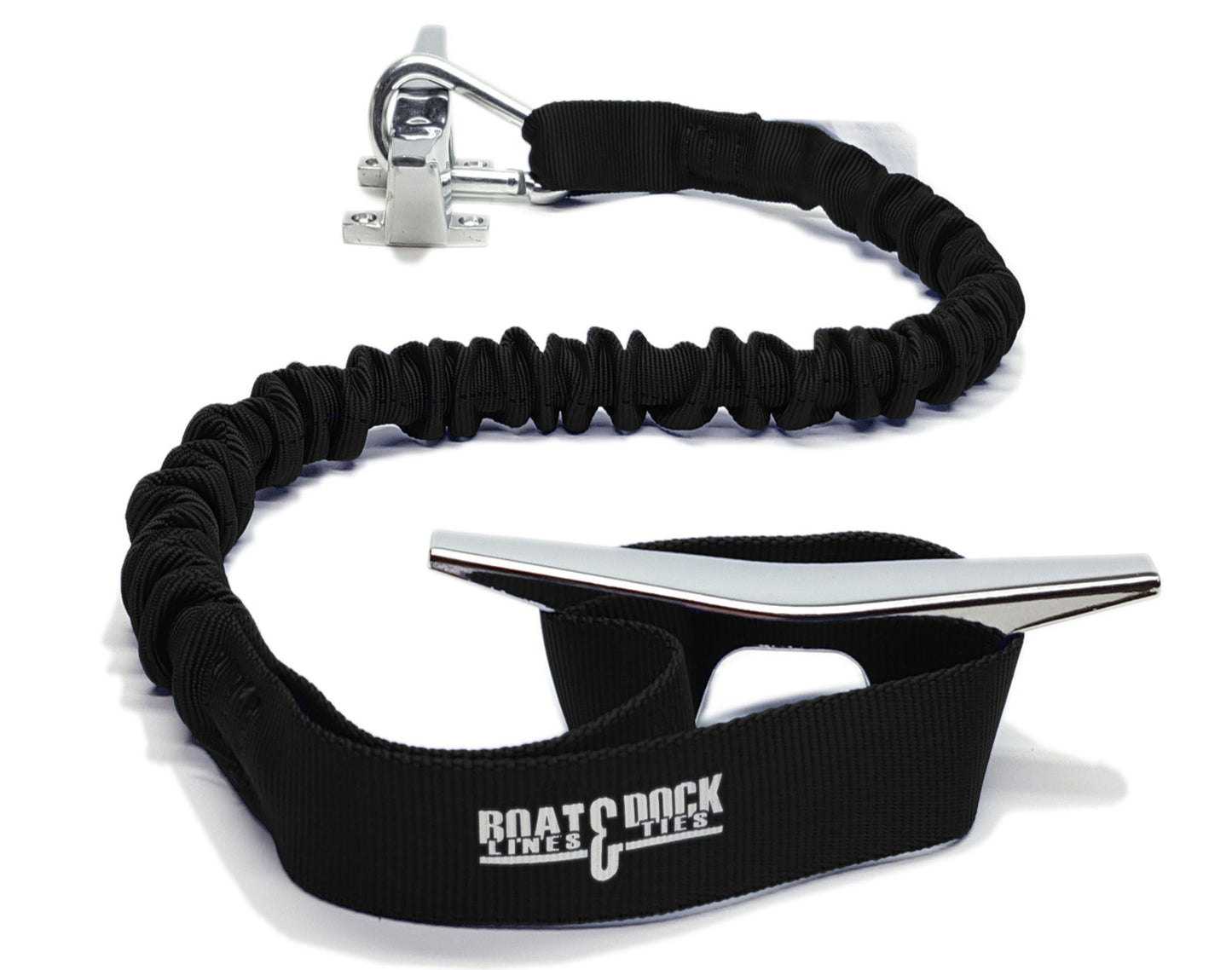 Custom Length Bungee  Boat Dock Tie Cords with 1 Hook & 1 Loop