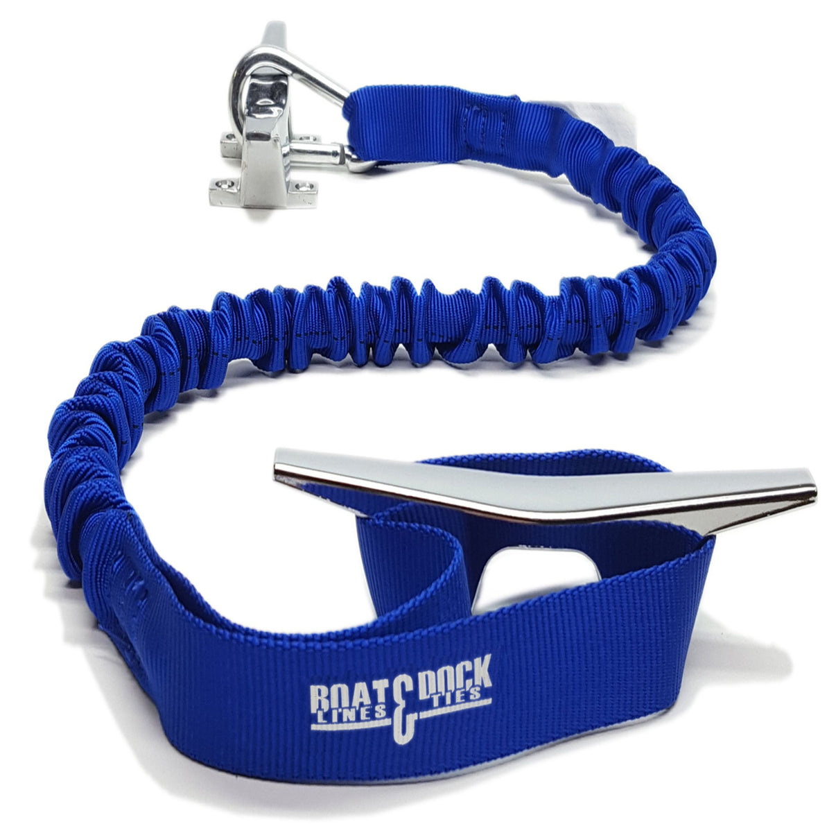 Custom Length Bungee Boat Dock Tie Cords with 1 Hook End & 1 Loop End