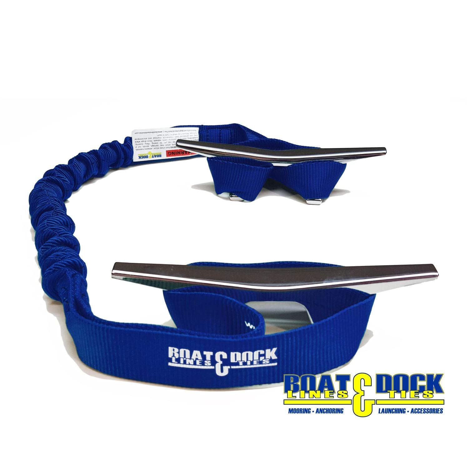 Bungee Dock Lines - 9-Inch Loop Ends, Made in USA, - Pack of 2 - Boat Lines & Dock Ties Boat Lines & Dock Ties Blue / 30 Inches
