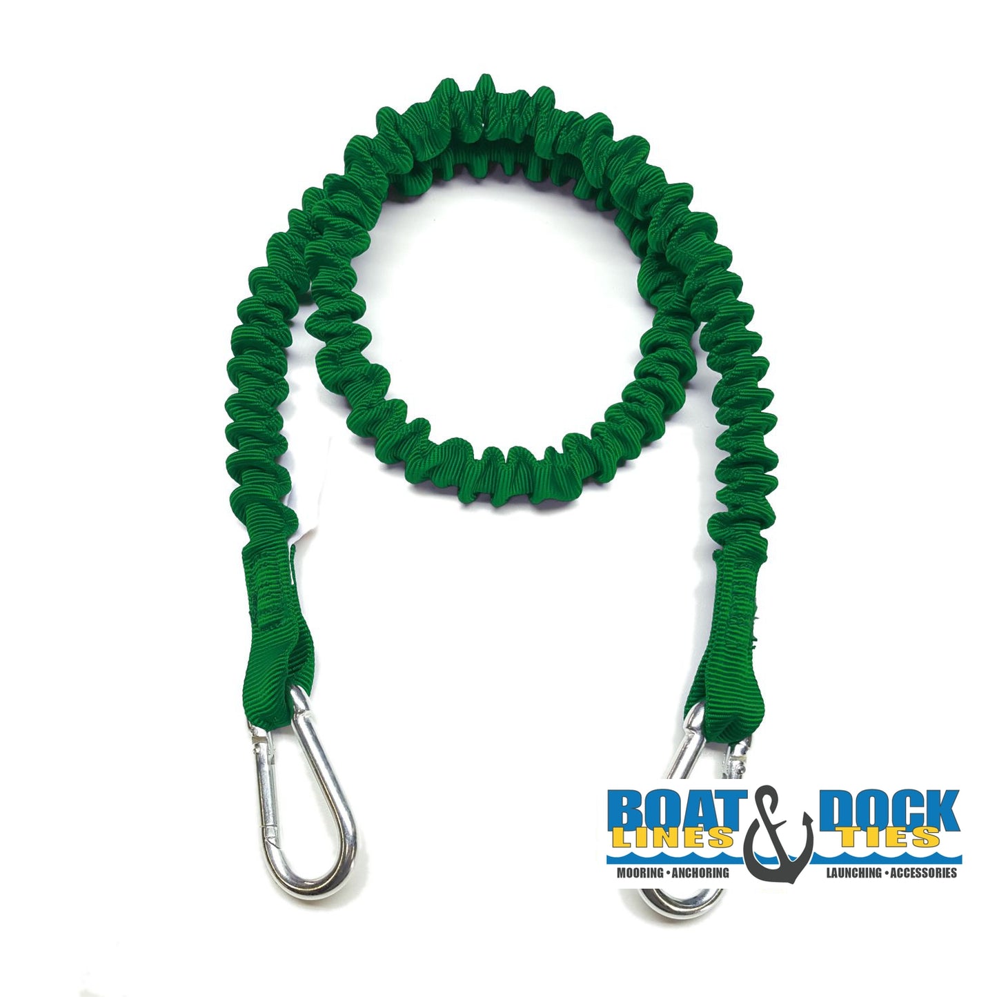 Custom Length 9mm (3/8") Boat Dock Tie Cords with 2 Hooks