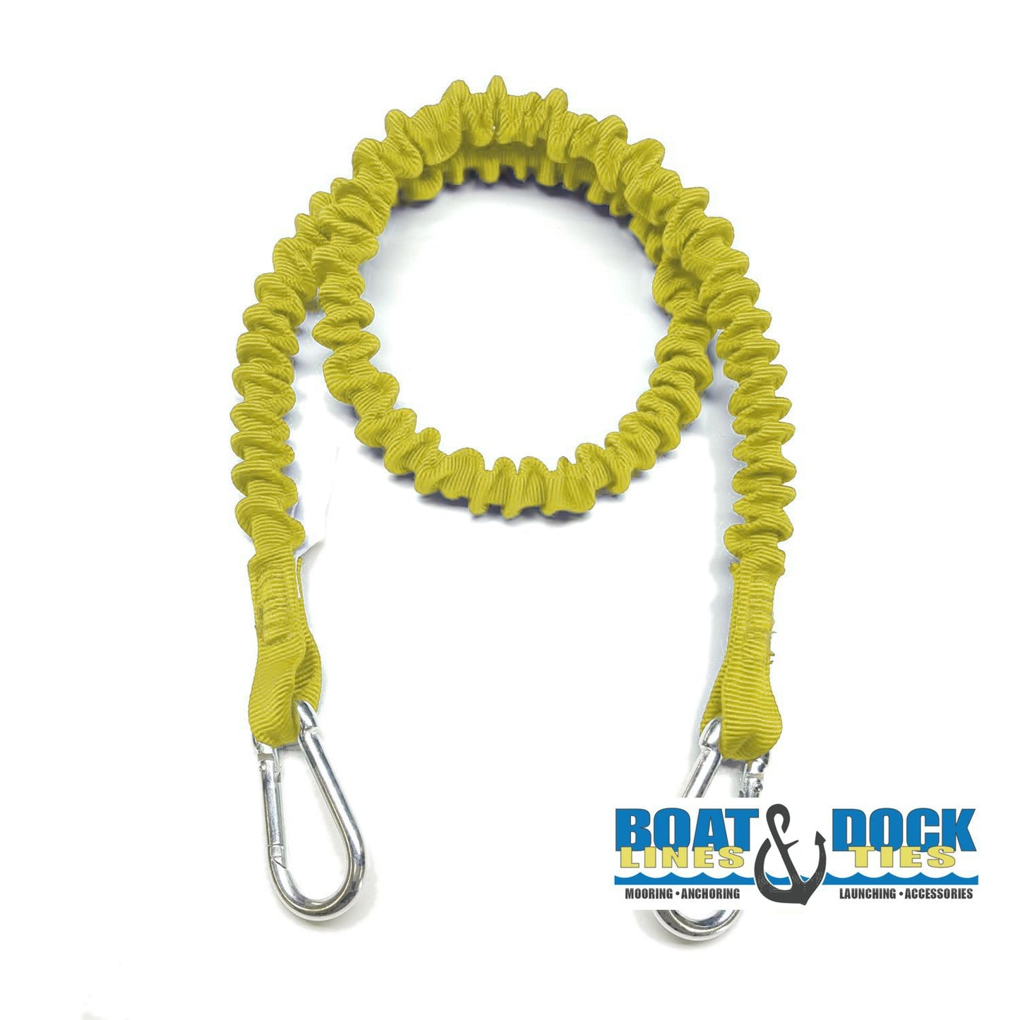 Custom Length 9mm (3/8") Boat Dock Tie Cords with 2 Hooks