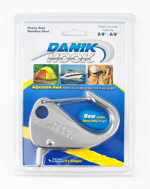 Danik Hook - The Worlds Best Anchor hook - Stainless Steel 3/8"- 5/8"