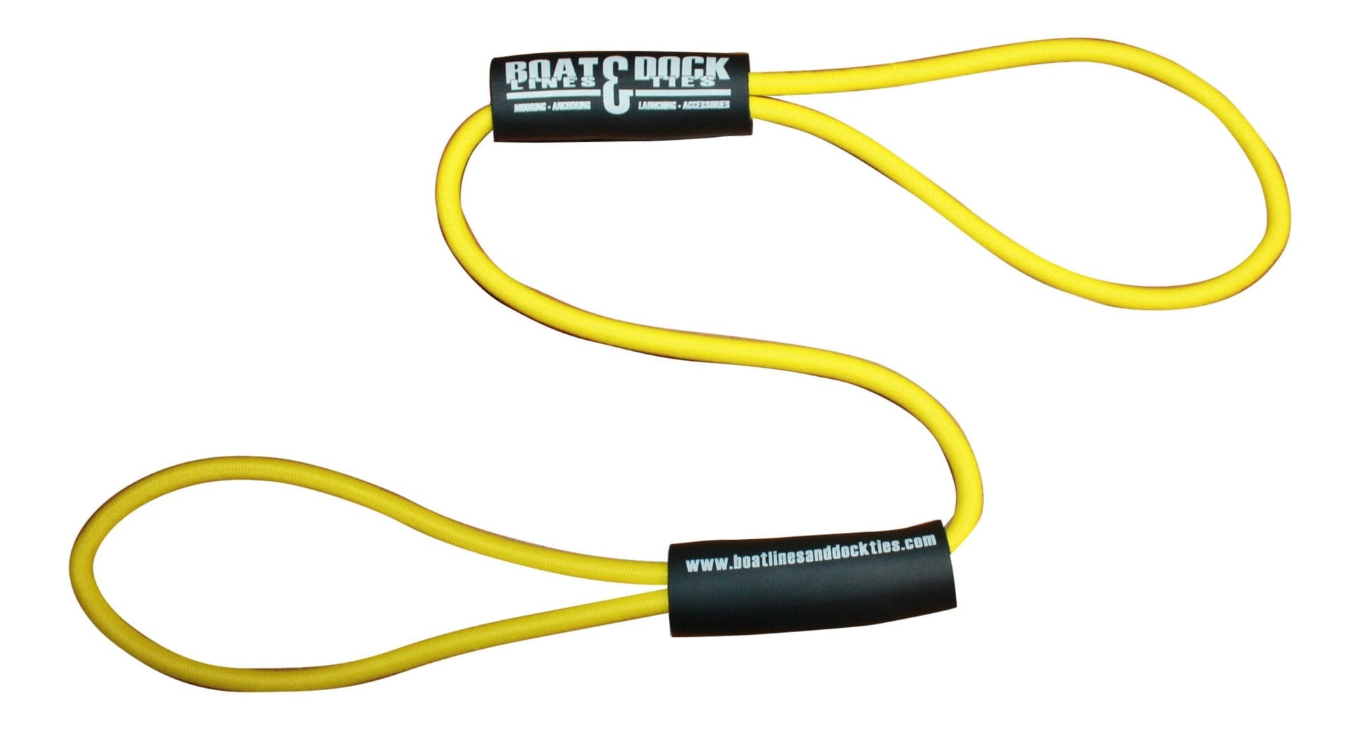 Basic Bungee Boat Dock Ties with Floats - 2 pair pack - Boat Lines & Dock Ties Boat Lines & Dock Ties 36 Inch / Yellow