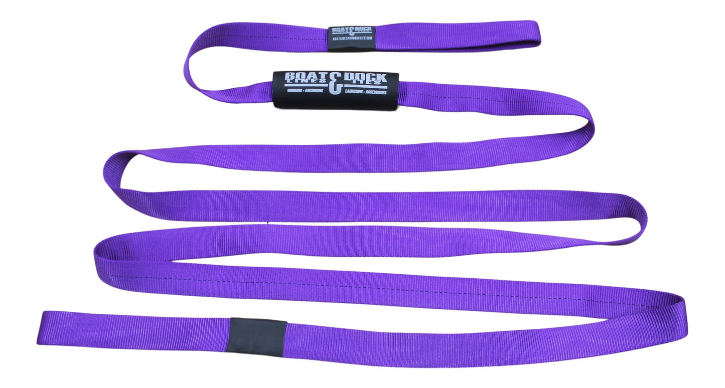 PWC Anchor Strap - Designed to Attach To Your Off Shore Anchor - Boat Lines & Dock Ties Boat Lines & Dock Ties 10 Feet / Purple