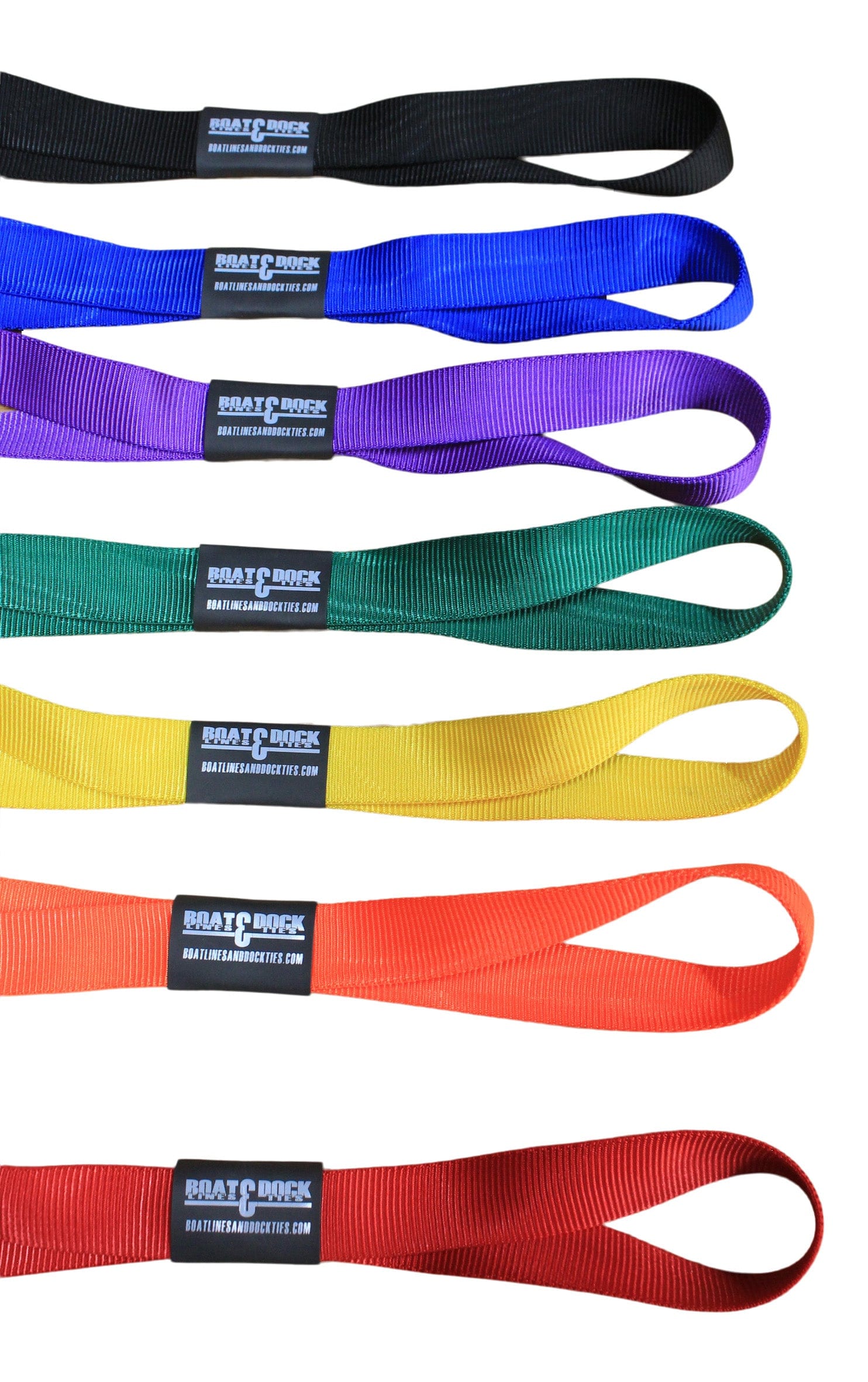 Figure 8 Webbing Strap - 14" end to end - Made in USA - Boat Lines & Dock Ties Boat Lines & Dock Ties