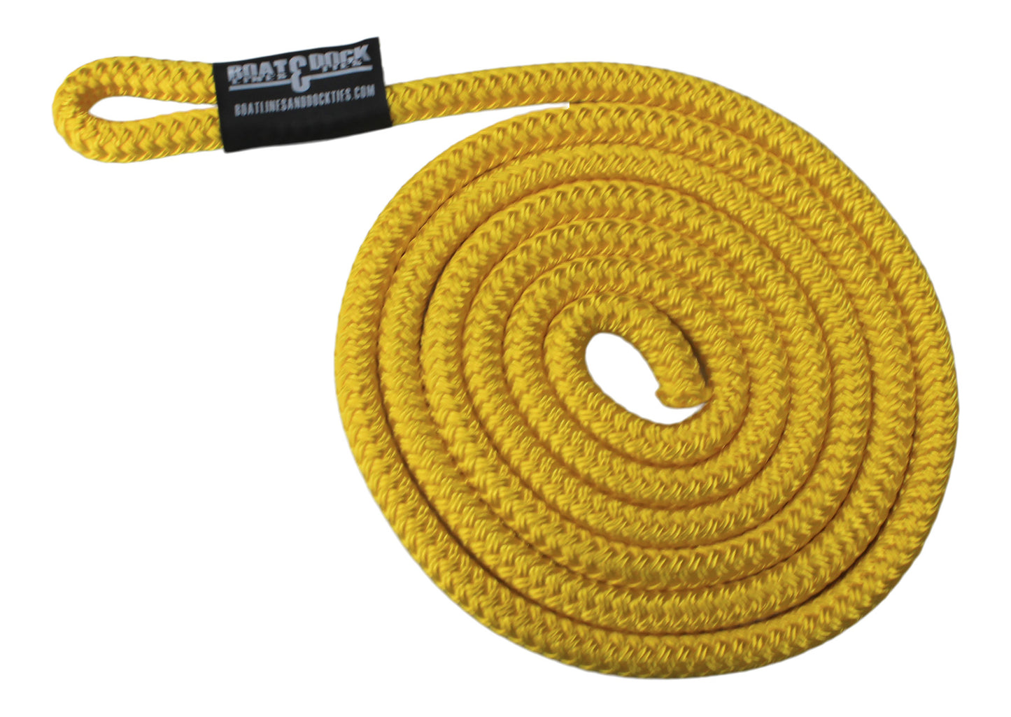 Double Braided Nylon Rope Small Loop Fender Bumper Line, Made in USA- 2 pack - Boat Lines & Dock Ties Boat Lines & Dock Ties